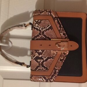 Aldo handbag snake print
